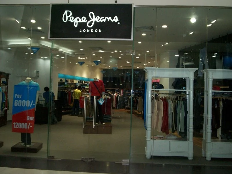 Pepe Jeans flagship retail fit-out in Kolkata